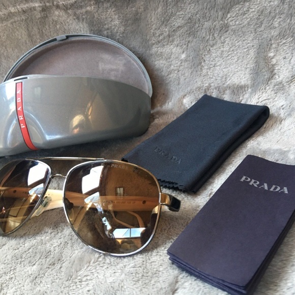 PRADA men’s aviator glasses - Picture 3 of 5